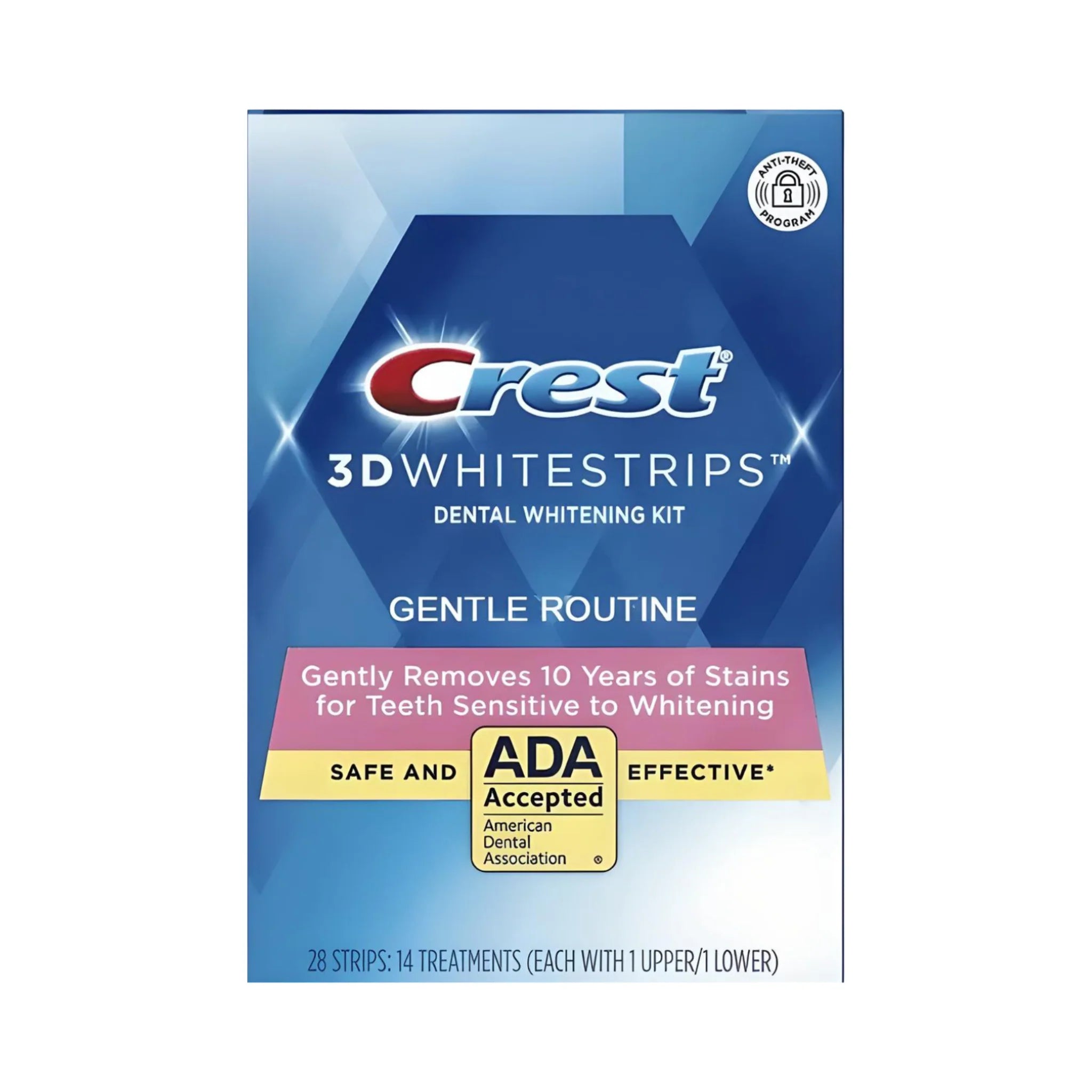 Crest 3D White Gentle Routine (14 zacskó – 28 csík)