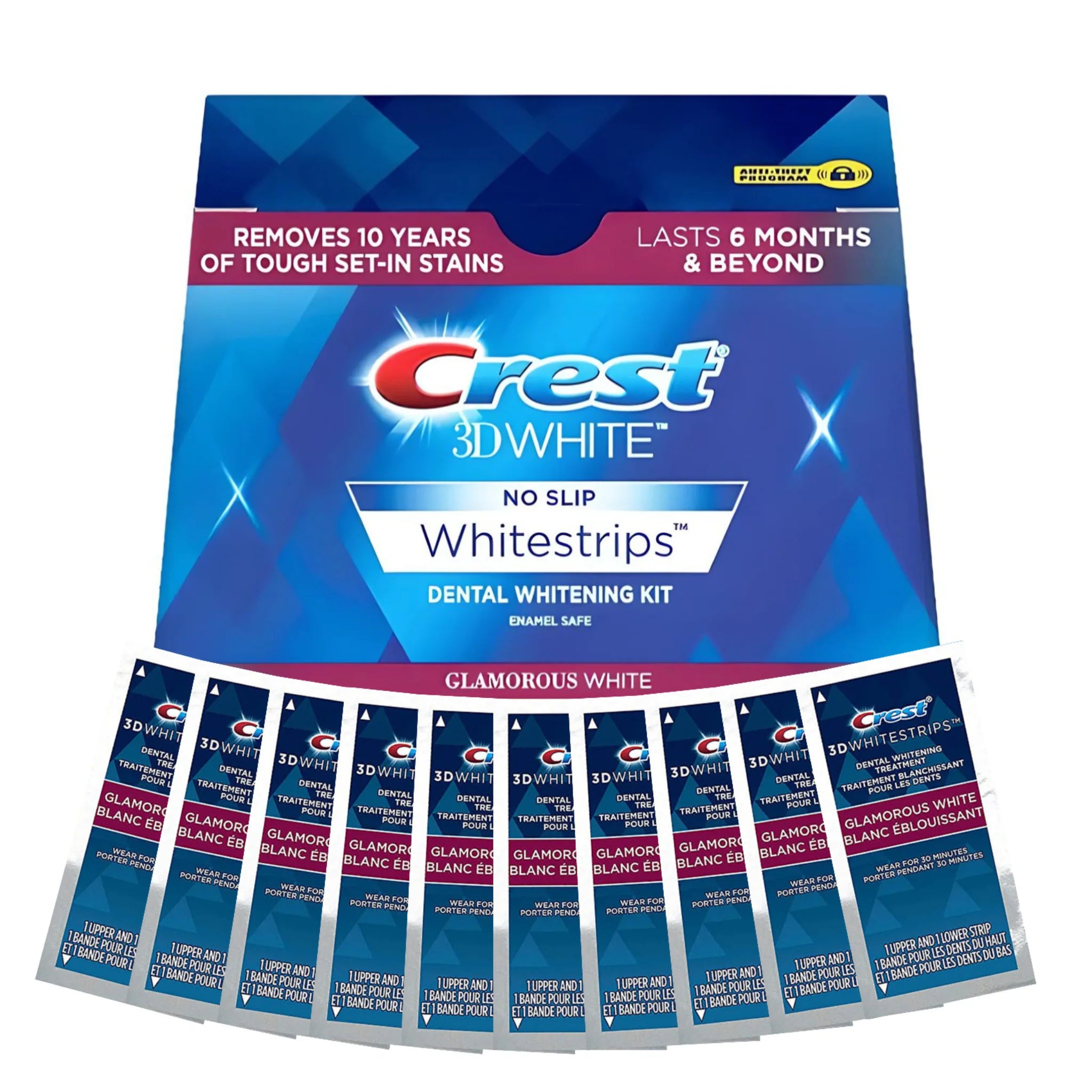 Crest 3D White Glamorous White (10 zacskó – 20 csík)