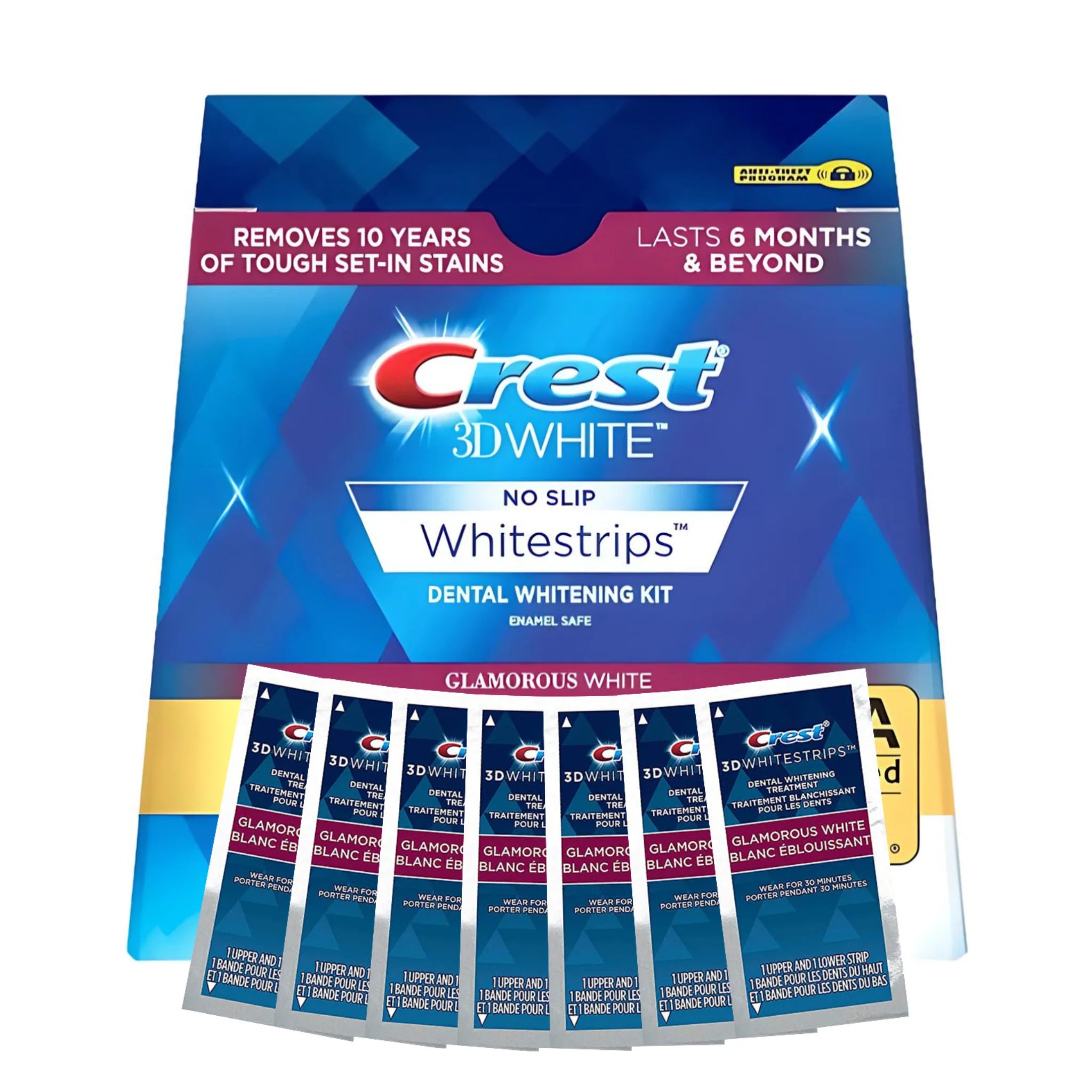 Crest 3D White Glamorous White (7 zacskó – 14 csík)