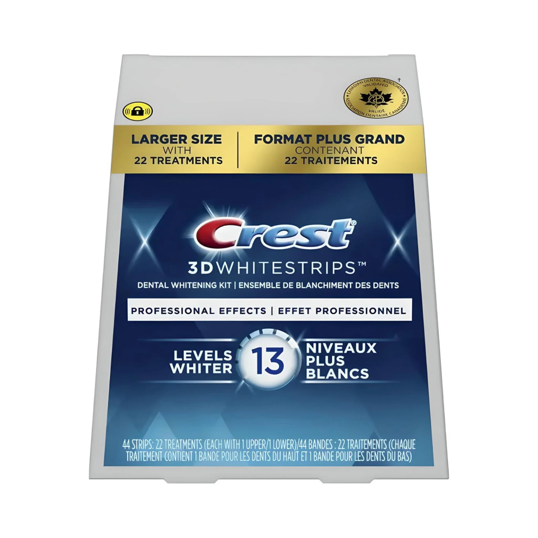 Crest Professional Effects 13 Levels Whiter Whitestrips (22 zacskó – 44 csík)