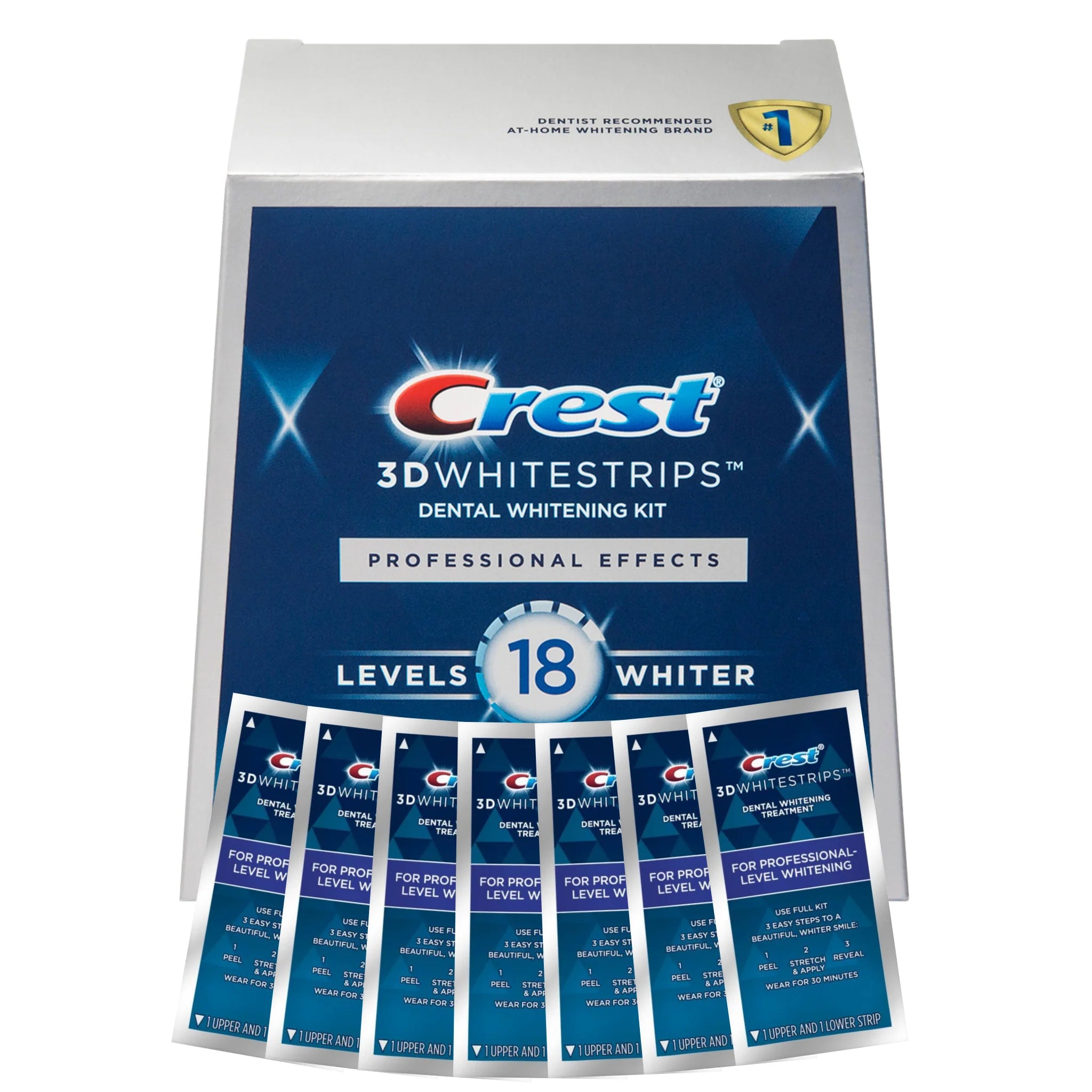 Crest 3D Professional Effects 18 Level Whitestrips (7 zacskó – 14 csík)